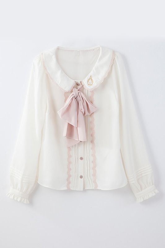 「トップス＆ジャンパースカートセット」のピンクベージュ。