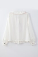 「トップス＆ジャンパースカートセット」のピンクベージュ。