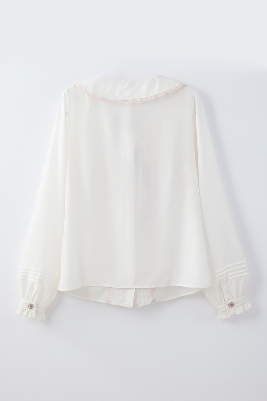 「トップス＆ジャンパースカートセット」のピンクベージュ。