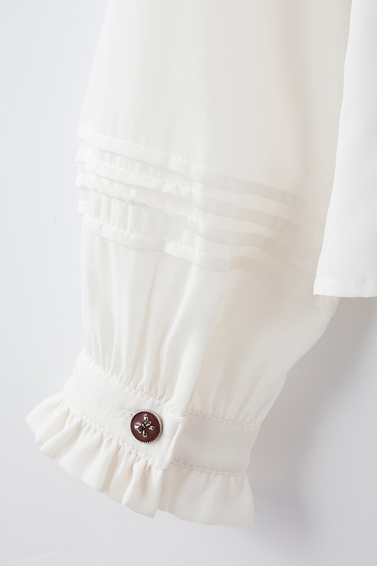 「トップス＆ジャンパースカートセット」のブラウン。