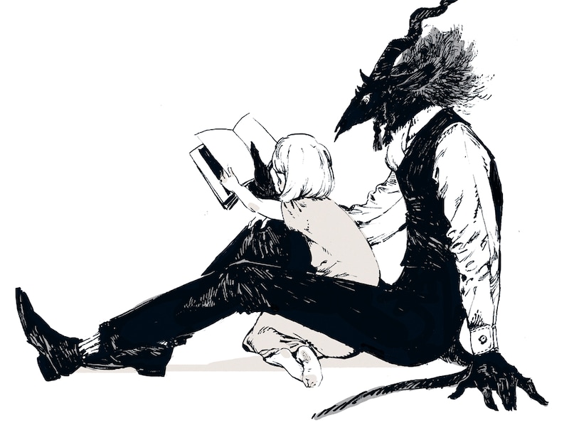 ながべ「とつくにの少女」カット