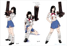 「KING OF POP 江口寿史 全イラストレーション集」より。