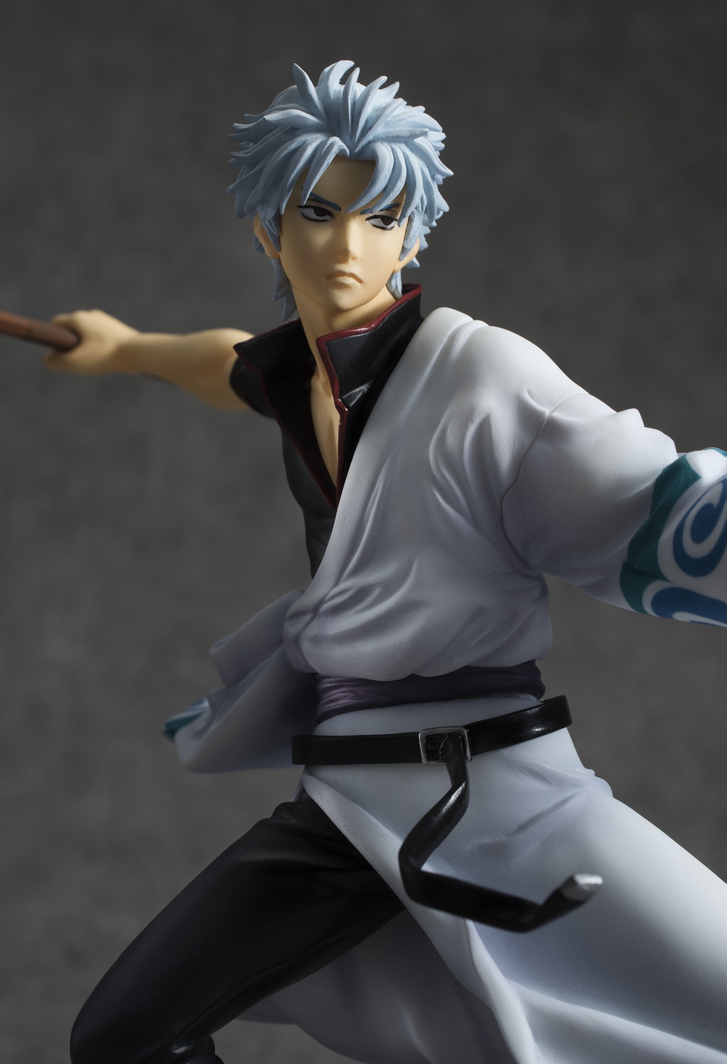 「フィギュアーツZERO 坂田銀時」。同「土方十四郎」に同梱される交換用頭部を着けたところ。