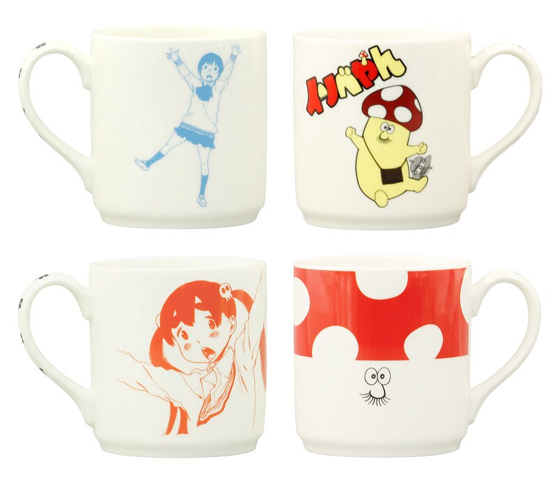 「デデデデ」陶器製マグカップ全4種、門出とおんたんにイソベやんも