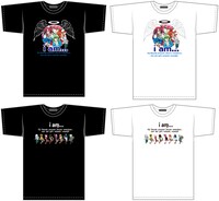 「『実は私は』フルカラーTシャツ」。上段が「天使VER」で下段が「Iam...ロゴVER」。