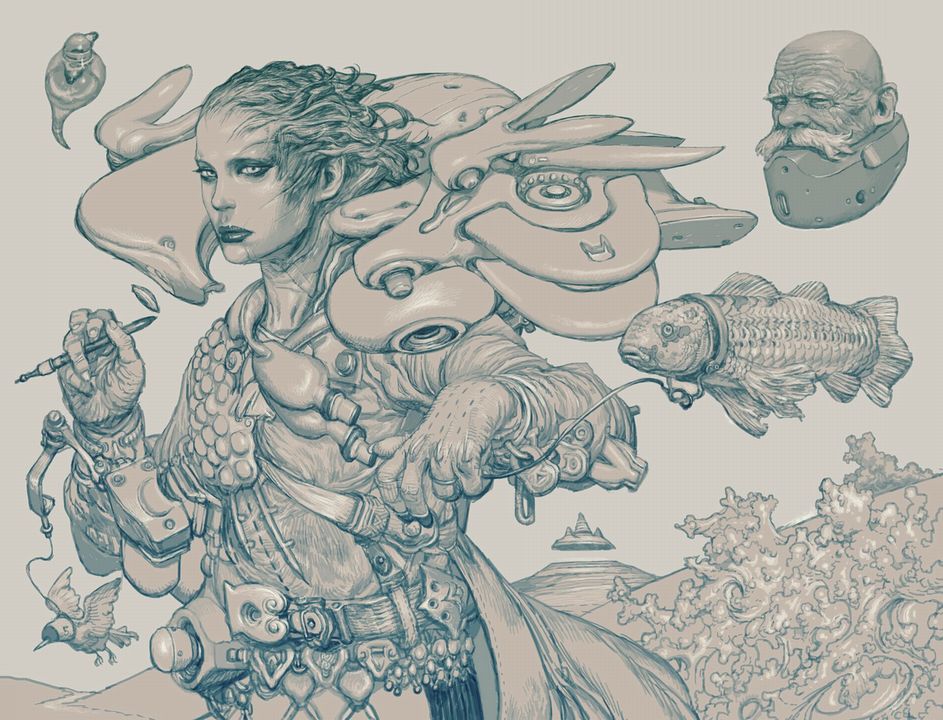 「寺田克也ココ12年展～絵を描いて生きていく方法？～」ビジュアル