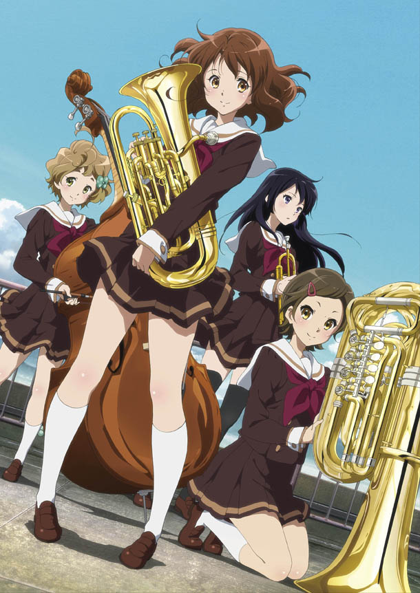TVアニメ「響け！ユーフォニアム」キービジュアル。(c)武田綾乃・宝島社／『響け！』製作委員会