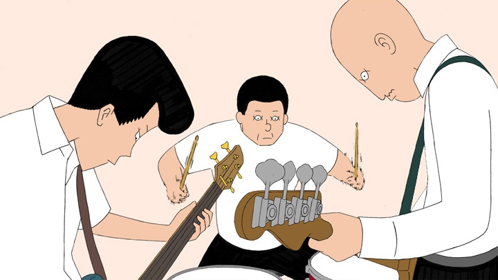 大橋裕之ロックフェス開催、アニメ映画「音楽」のクライマックスを撮影