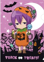 「むっくんのお菓子選び」で景品としてプレゼントされる、2枚組A5クリアファイルの1種。