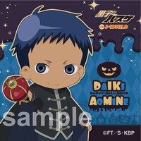 「黒子のハロウィン」期間中に販売される、スクエア缶バッジの1種。