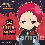 「黒子のハロウィン」期間中に販売される、スクエア缶バッジの1種。