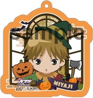 「むっくんのお菓子選び」で景品としてプレゼントされる、ファブリックキーホルダーの1種。