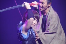 あずみ役の川栄李奈。