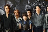 （左から）浅香航大、町田慎吾、川栄李奈、早乙女友貴、渡部秀。