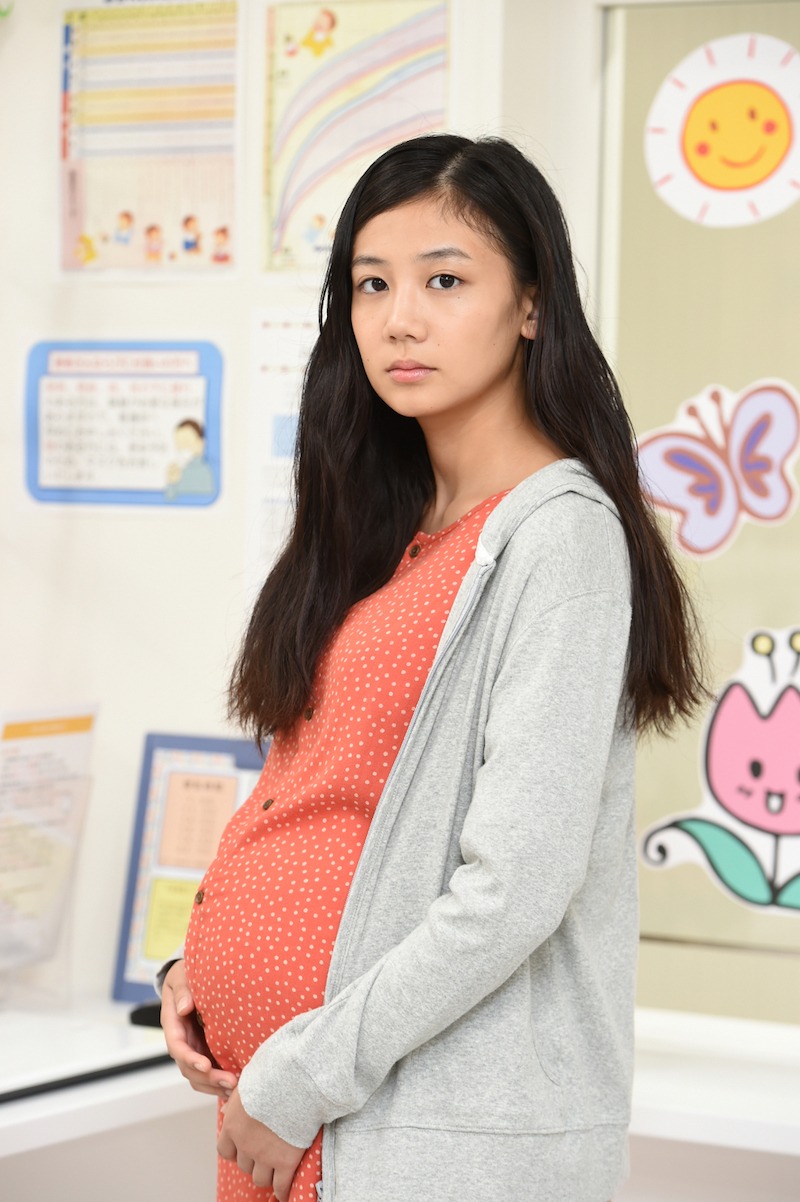 未受診妊婦・矢野夏希を演じる清水富美加。