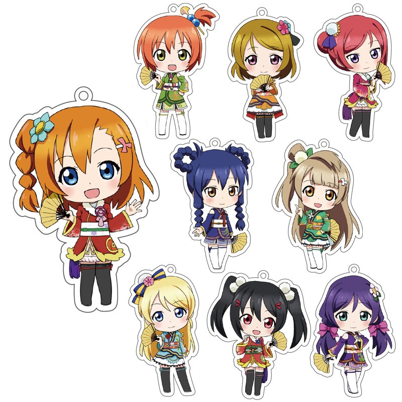 「ラブライブ！」のメタルチャーム。(c)2015 プロジェクトラブライブ！ムービー