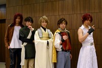 （左から）鮎川太陽、藤原祐規、鈴木拡樹、椎名鯛造、小野田龍之介。