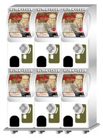 「PUTITTO ドロへドロ ギョーザ男マスコット」のカプセル自販機イメージ。