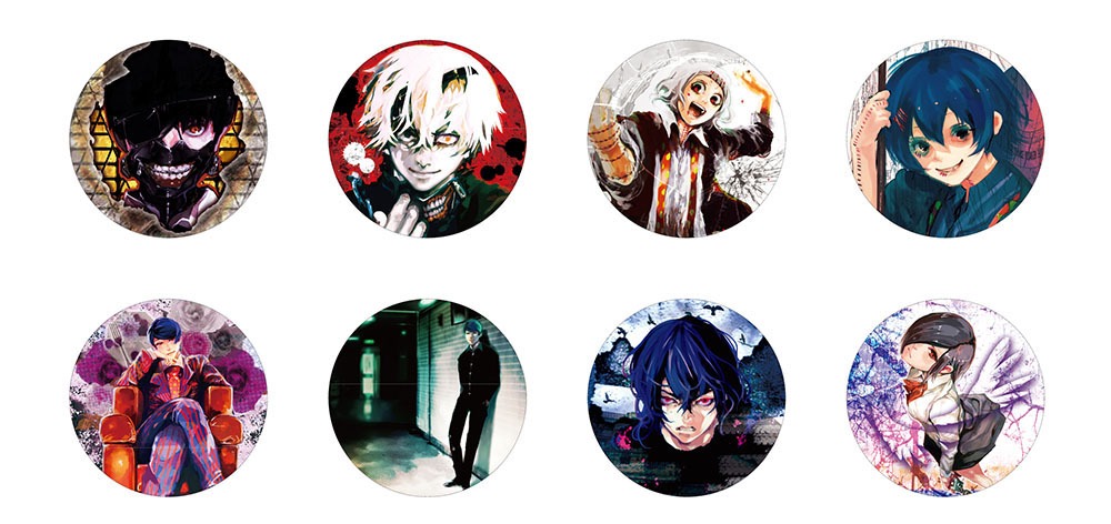 「東京喰種トーキョーグール」コレクション缶バッジ（全20種）(c)ISHIDA SUI/SHUEISHA