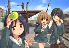 ルーツ原作・桐沢十三作画「うさかめ」第1話の扉イラスト。