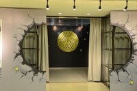 会場の入り口。