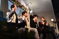 ◯×クイズコーナーの様子。