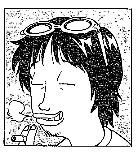 満田拓也の自画像。