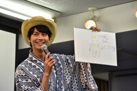 多和田秀弥が描いたロデオマル。「作っている途中の、途中段階のロデオマルです」と言い訳をしていた。