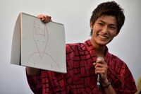 西川俊介が描いた十六夜九衛門。ポイントは「耳……かな」とのこと。