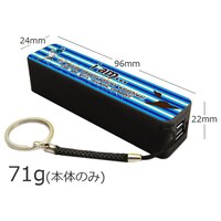 「実は私は」のモバイルバッテリー「藍澤渚ver.」。