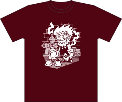 SHOP yonpoで販売されている「マスター」Tシャツ。