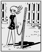 青山の元キャラである「バンパイア」の岩根山ルリ子。「ブラック・ジャック」の「U-18 は知っていた」ではコンピューター医療マシンの開発者・ワットマン博士として登場。(c)手塚プロダクション (c)田畑由秋・大熊ゆうご(ヤングチャンピオン) (c)ヤング ブラック・ジャック製作委員会