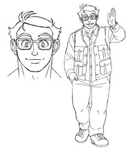 高柳（CV：利根健太朗）設定画 (c)手塚プロダクション (c)田畑由秋・大熊ゆうご(ヤングチャンピオン) (c)ヤング ブラック・ジャック製作委員会