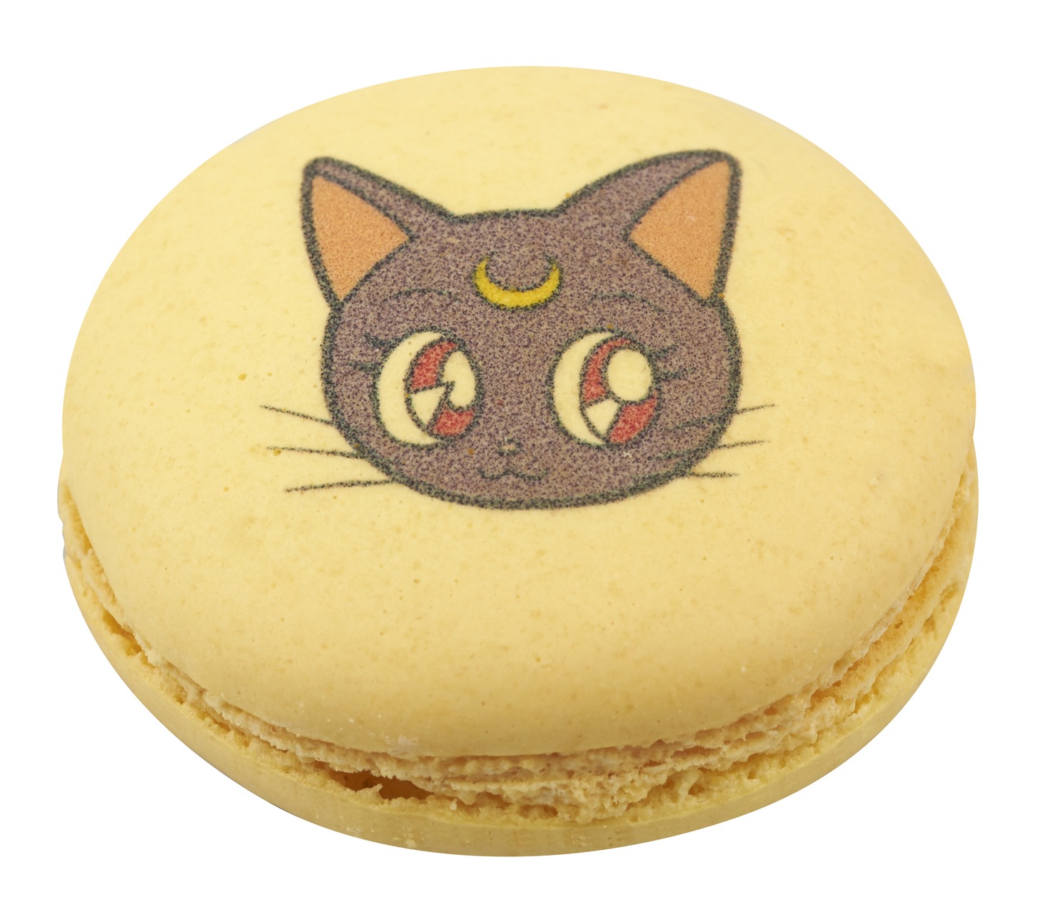 「ルナ」柄のマカロン。