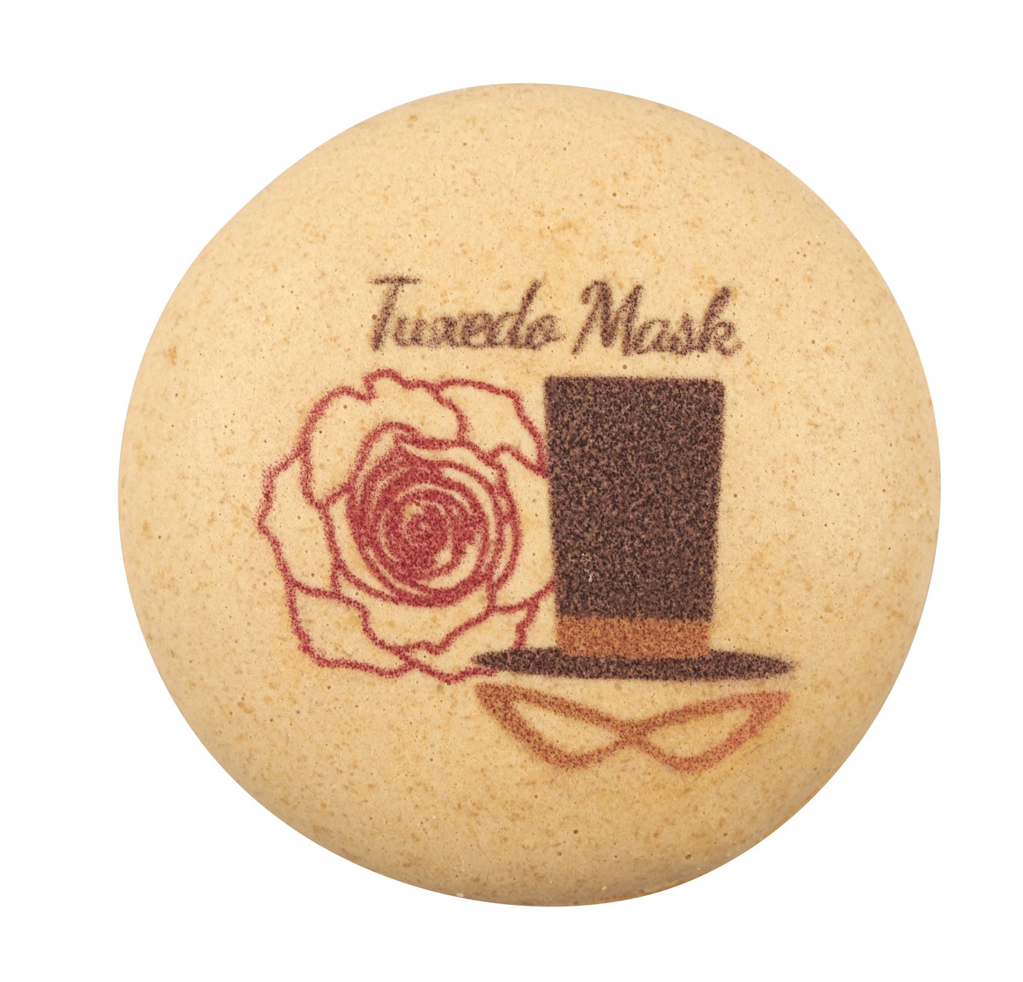 「タキシード仮面」柄のマカロン。