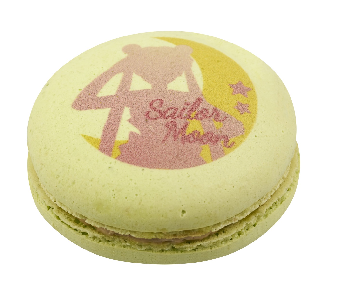 「セーラームーンシルエット」柄のマカロン。