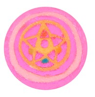 「クリスタルスターコンパクト」柄のキャンディ。アップル味。