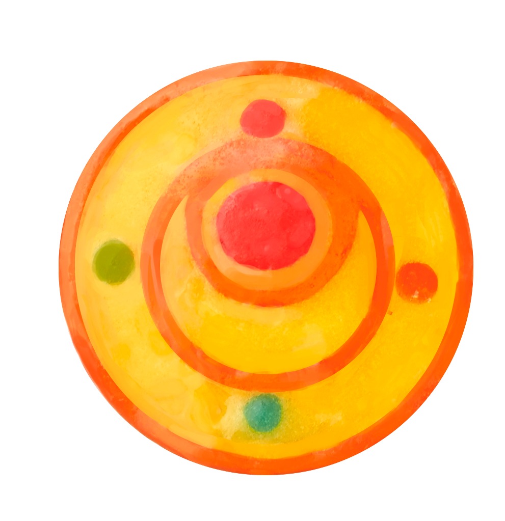 「変身ブローチ」柄のキャンディ。パイナップル味。