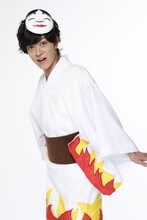 鬼切役の加藤真央。