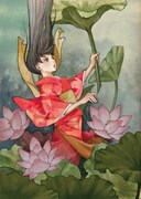 「風姿十二花」イラスト (c)冬目ケイ/ 講談社