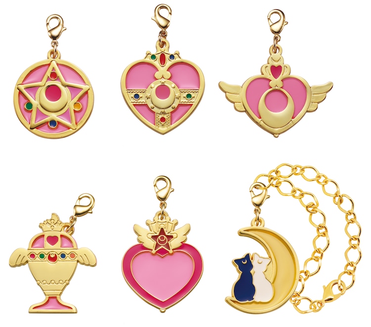 セーラームーン おなじみのアイテム 透け感がかわいらしいチャームに コミックナタリー