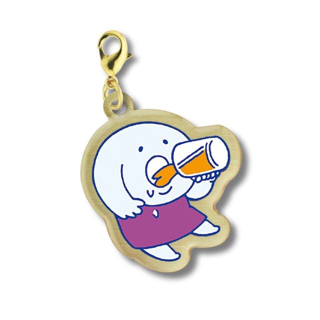 「独身OLのすべて メタルチャーム」の「ノブ子」。