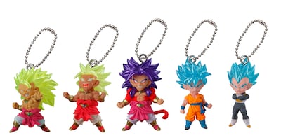 「ドラゴンボール超 アルティメットディフォルメマスコット THE BEST 11」のラインナップ。