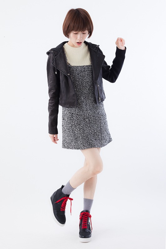 ニコラス・ブラウンモデルインヒールスニーカー