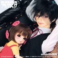 左から「幼Midi女の子 ピノコ」、「SD17男の子 ブラック・ジャック」。