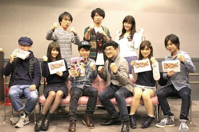 （上段左から）関智一、小西克幸、井上喜久子。（下段左から）杉田智和、Lynn、入野自由、島本和彦、渕上舞、浪川大輔。