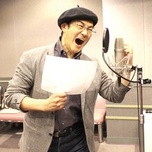 収録に挑戦する島本和彦。