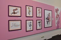蒼樹うめ展会場の様子。