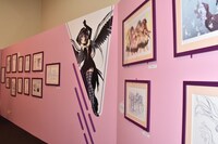 蒼樹うめ展会場の様子。