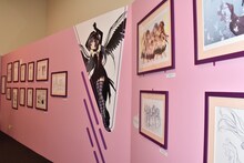 蒼樹うめ展会場の様子。